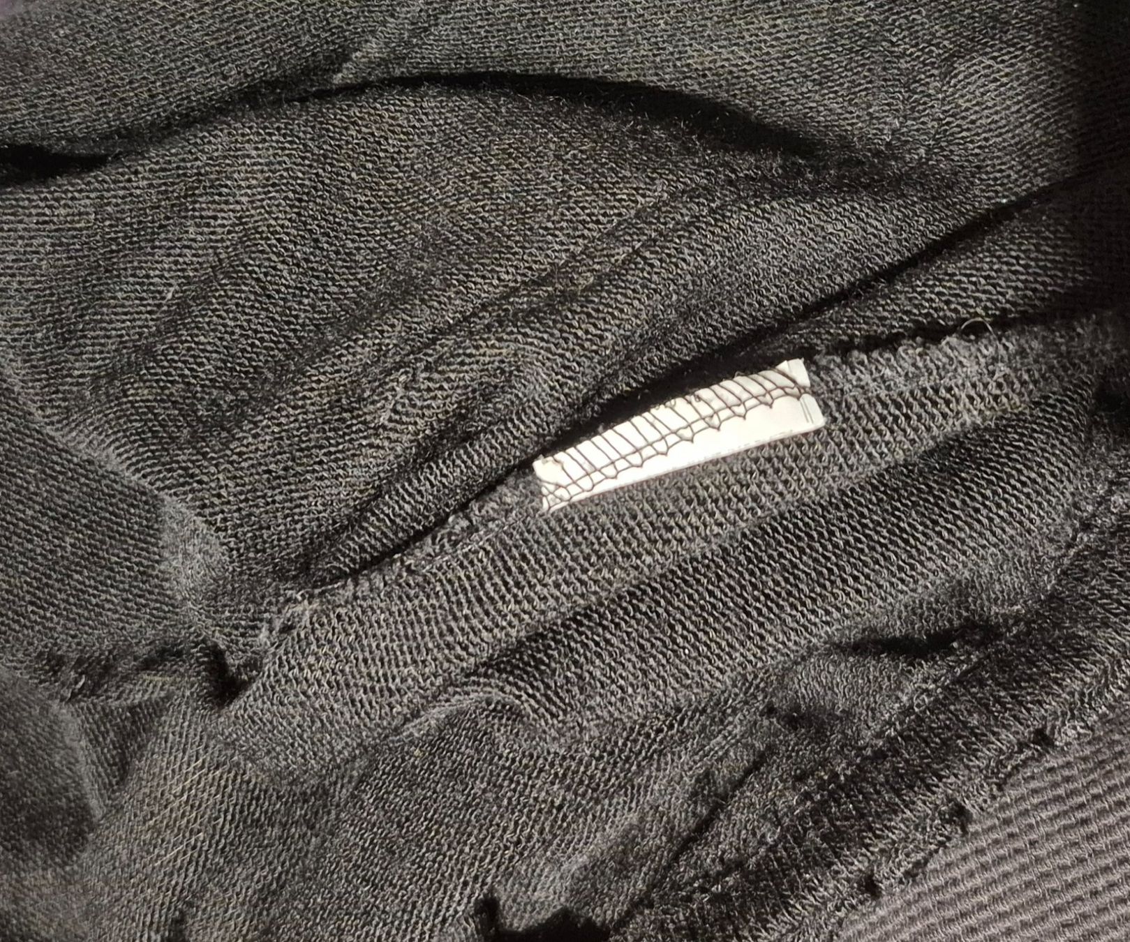 Vestiti: Schwarzes Strickkleid mit Rüschen – Usato da Zürich venduto da Roberto040 5