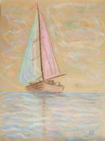 Zeichnung: Segelboot III