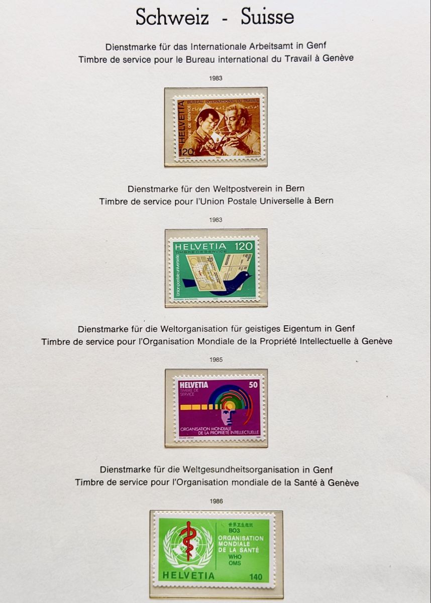 Tous les timbres: Dienstmarken CHF 144.20.- postfrisch – Neuf (Voir description) à Glattbrugg par Artos67 3