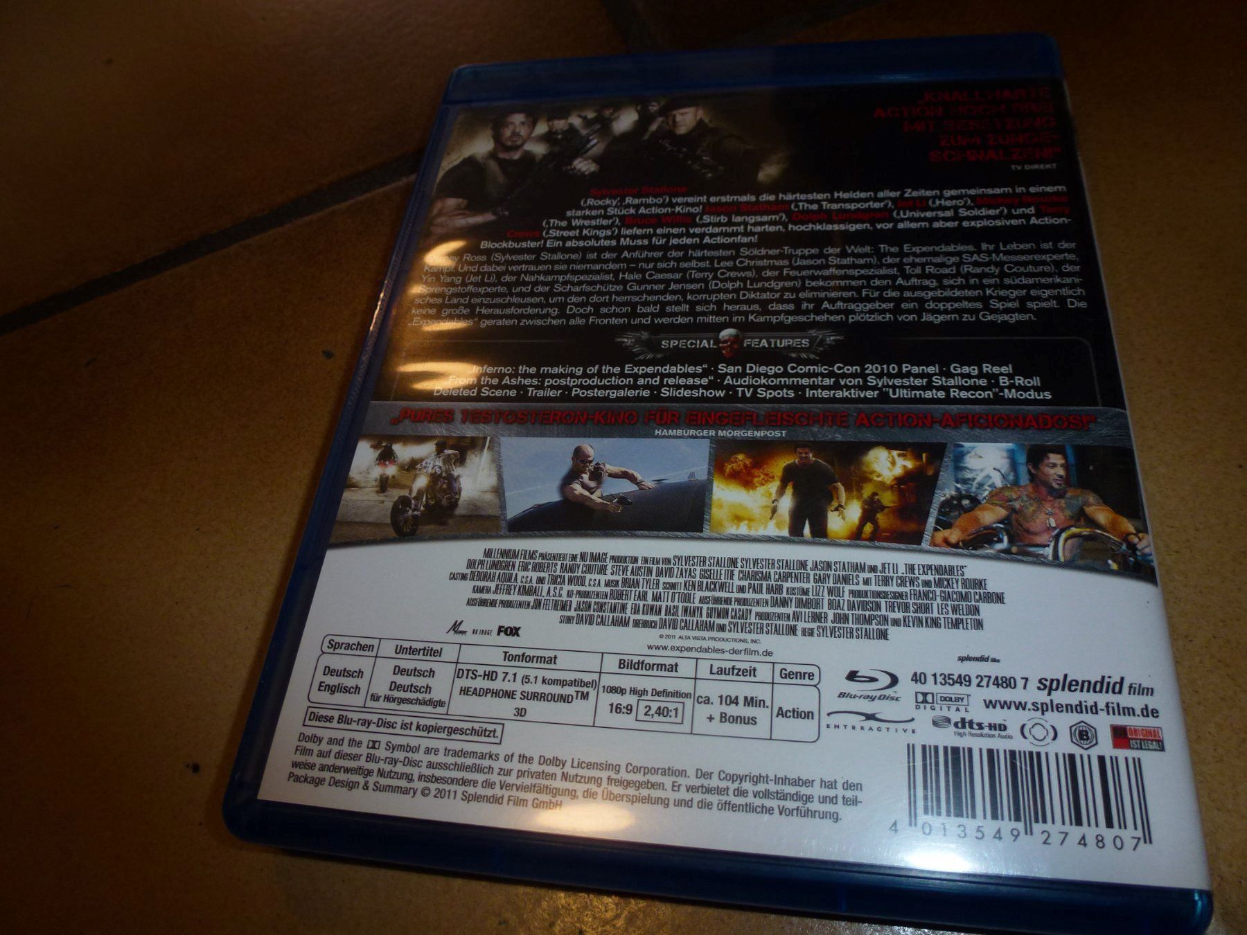 Tutti i DVDs: The Expendables BLU-RAY – Usato da Olten venduto da Disc-Verkauf 2