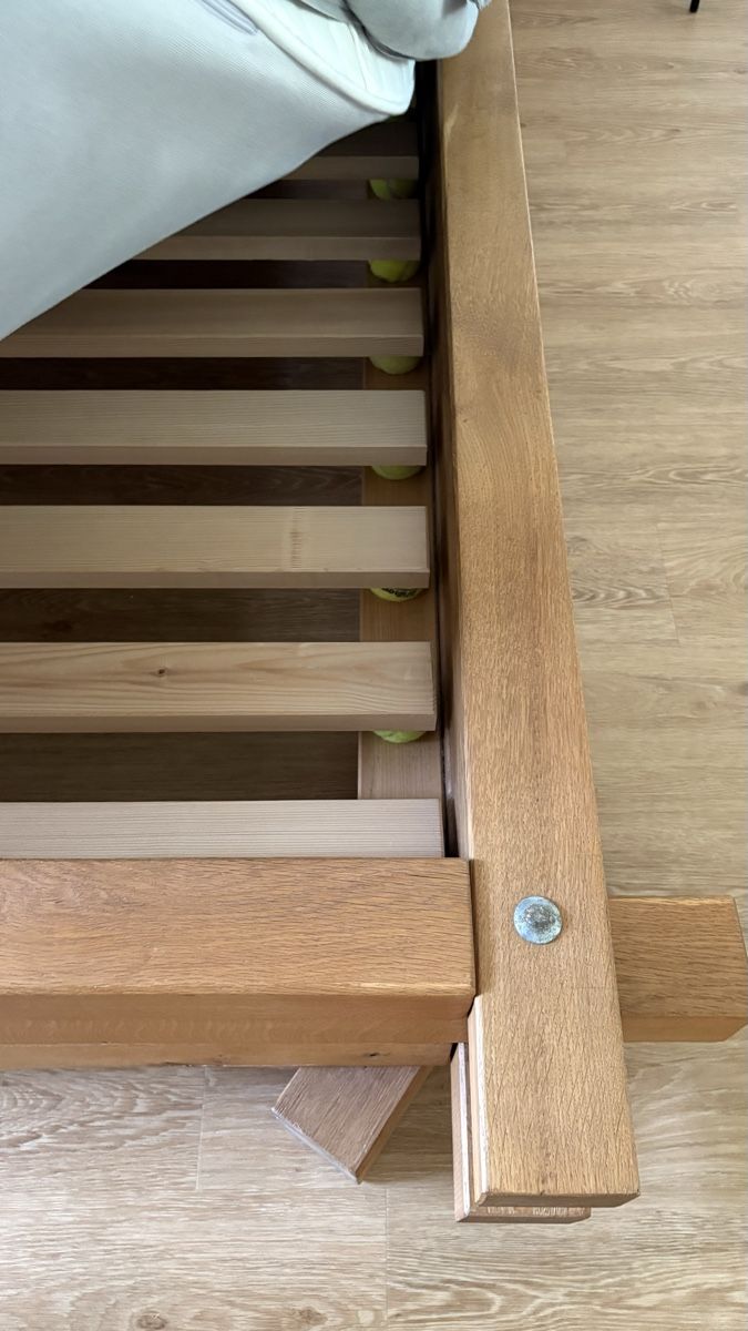 Lits: Doppelbett Vollholz Eiche – D'occasion à Winterthur par Lucoelen 4