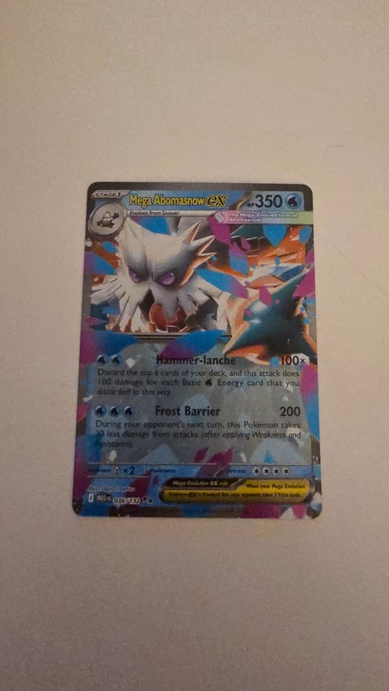 Mega Abomasnow EX 036/132 EN NM/Mint Mega Evolution (Neu (gemäss