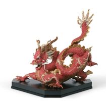 Lladró GREAT DRAGON (RED) 01001933 ritirato 2010 UNICO!!