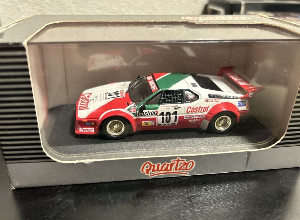 Quartzo 1/43 Scale Q3045 - BMW M1 Warsteiner - #90 Le Mans 1983 - R.M