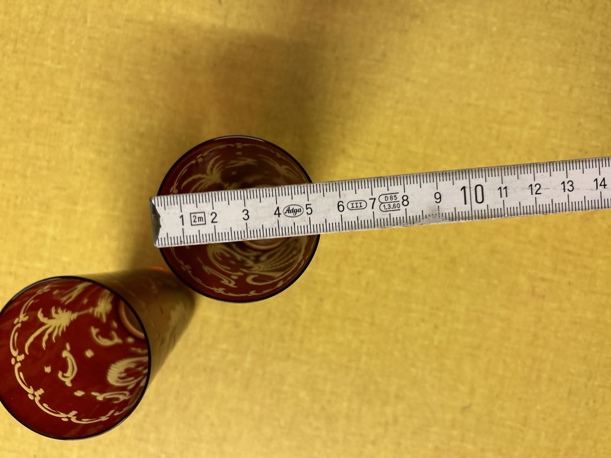 Bicchieri: 2 Schönes Schnapsgläser Böhmische Glas geschliffen. – Usato da Lanzenhäusern venduto da vic63 6