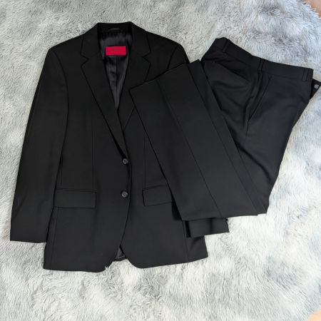 Hugo Boss Anzug Herren Schwarz Grösse 46