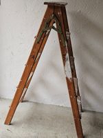 Holz- Maler- Bockleiter Vintage