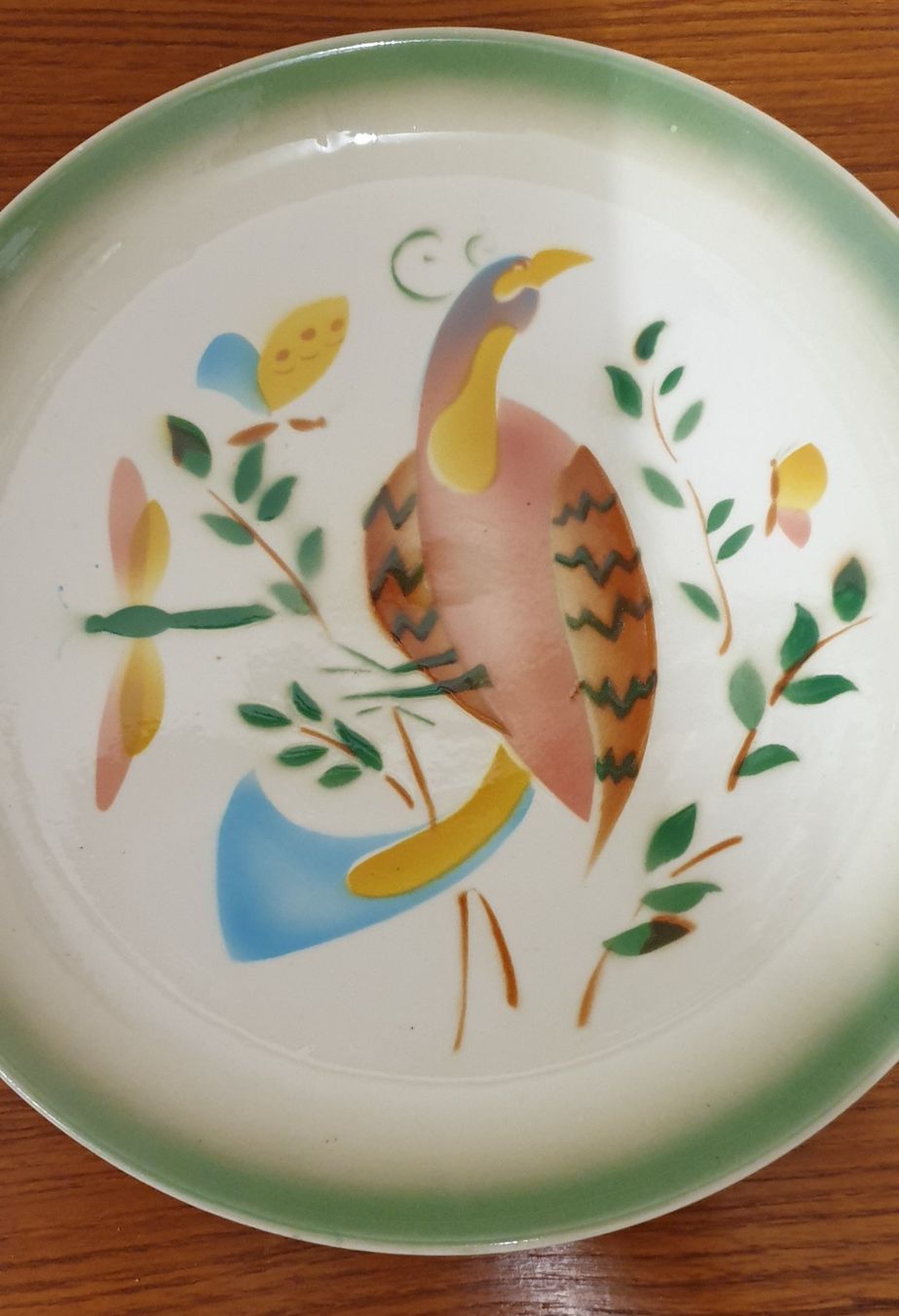 Piatti: Nyon Keramik Faience Teller mit Spritzdekor – Usato da Emmen venduto da magelan 1