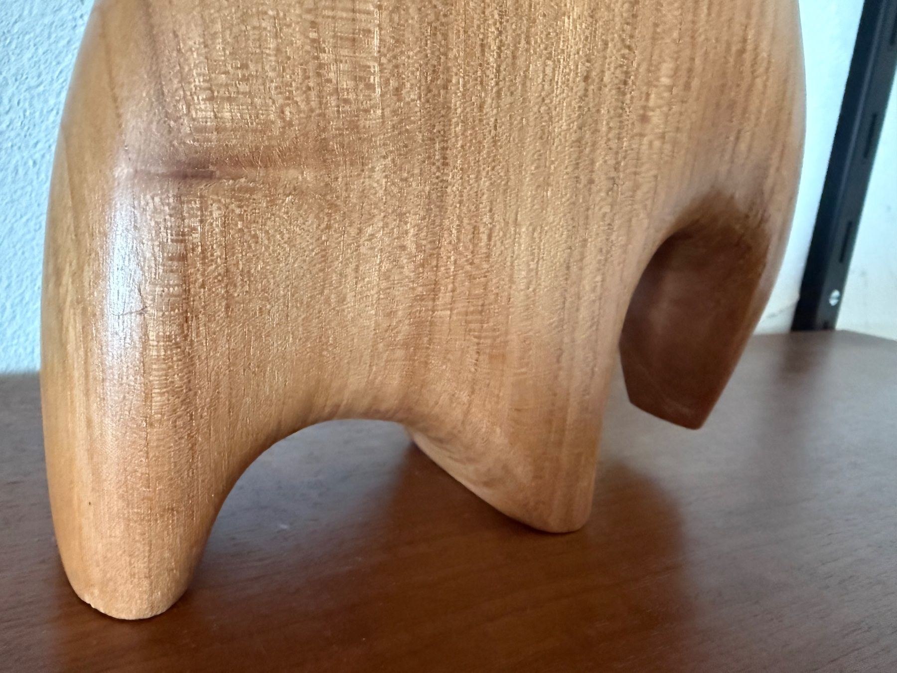 Figuren: Vintage MCM stilisierter Holzelefant – Gebraucht aus Rorbas von tun_m7fz 2