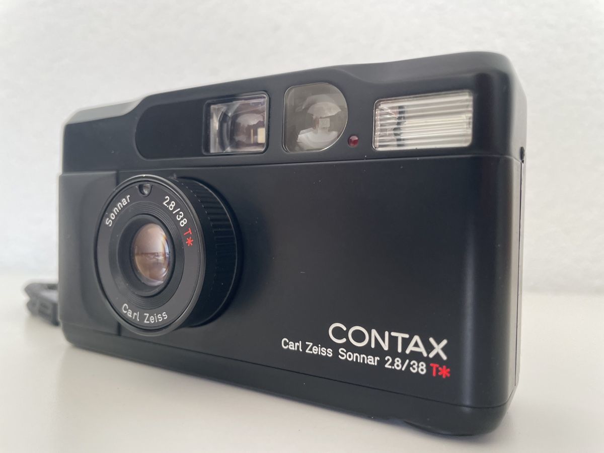 フィルムカメラ CONTAX T2 Carl Zeiss Sonnar 2.8/38 Contax T2 Schwarz, Carl Zeiss Sonnar 2.8/38 Limited Edition (Neu