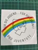 Vintage Pro Juventute Aufkleber: Die Zukunft der Jugend 