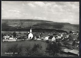 AK Niederwil, Ortsansicht mit Kirche