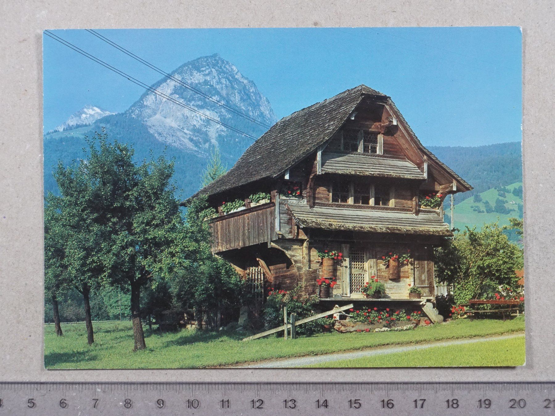 Cartoline postali: Obwalden, alter Obwaldner Spycher von 1634 – Usato da Lenzburg venduto da fh1