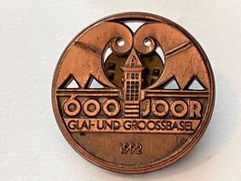 1 Pin Glai- und Grossbasel 600 Joor