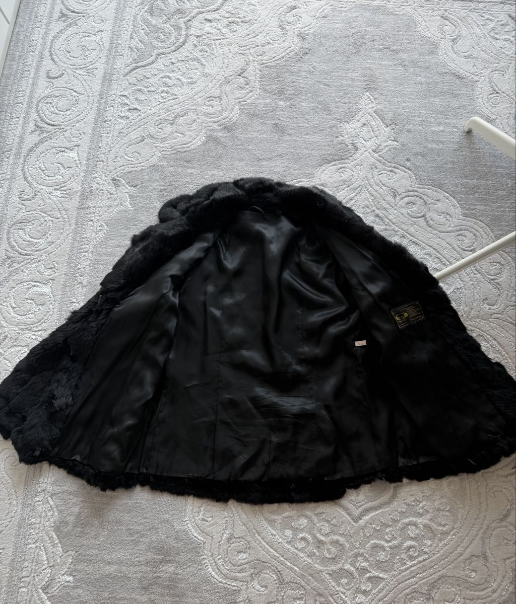 Vestes & Manteaux: Black Rabbit Fur Jacket Women's Size M Good Condition – D'occasion à Küssnacht am Rigi par ann_wtt7 2