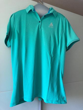Odlo Poloshirt / Damen / F-Dry / Gr. XL / Grün / Neu