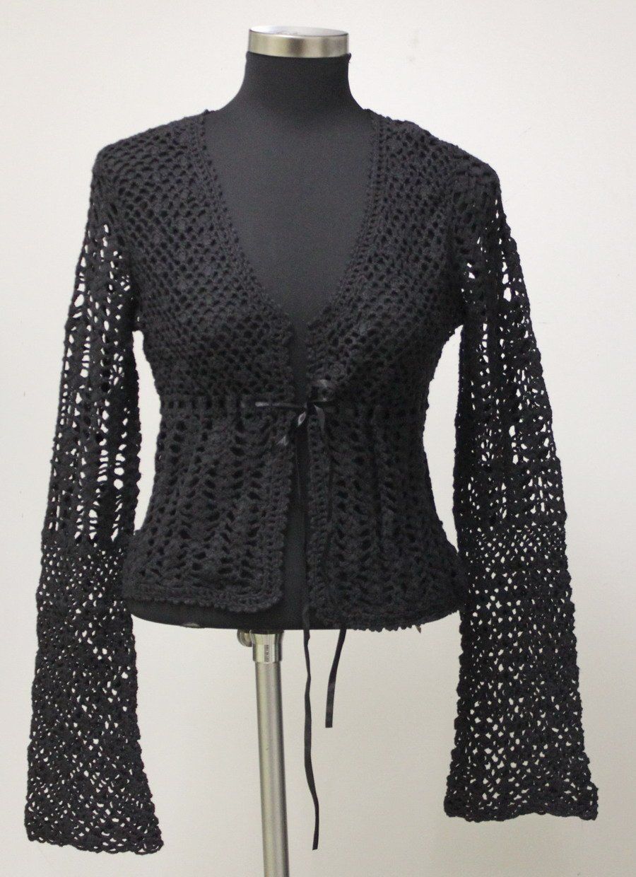 Mexx Maglioni & Felpe: Mexx Damen Strick-Pullover Net Strick-Jacke/schwarz/neu/Gr.L – Nuovo e nell'imballaggio originale da Wohlenschwil venduto da ABC-Vintage
