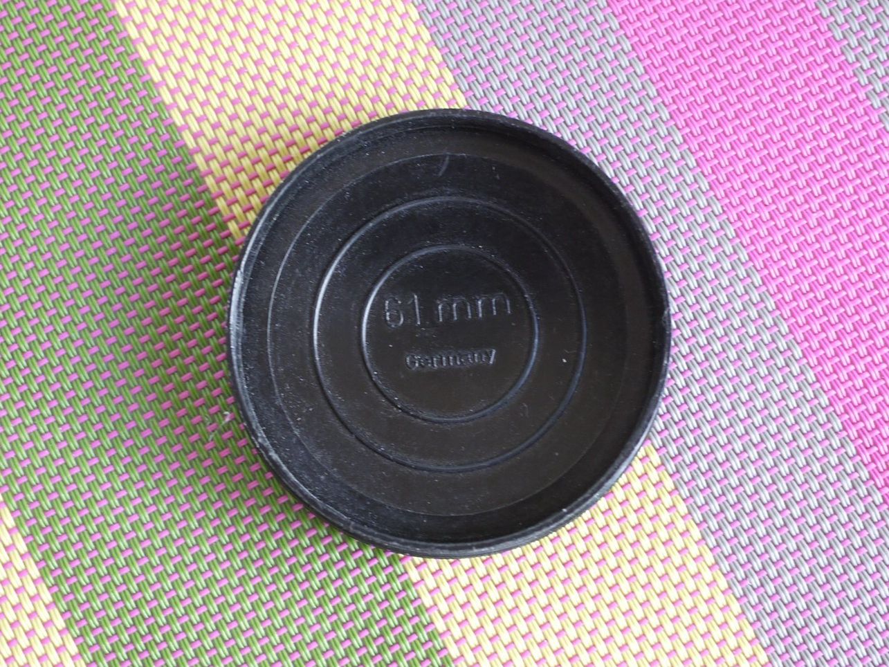 Filter: 61mm Objektiv Vordeckel / bouchon avant / front cap. Slip-on – Gebraucht aus Egg b. Zürich von JCB 2