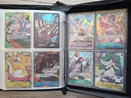 One Piece - 147x SR V1 OP01-OP13 komplett + einige AA - JP