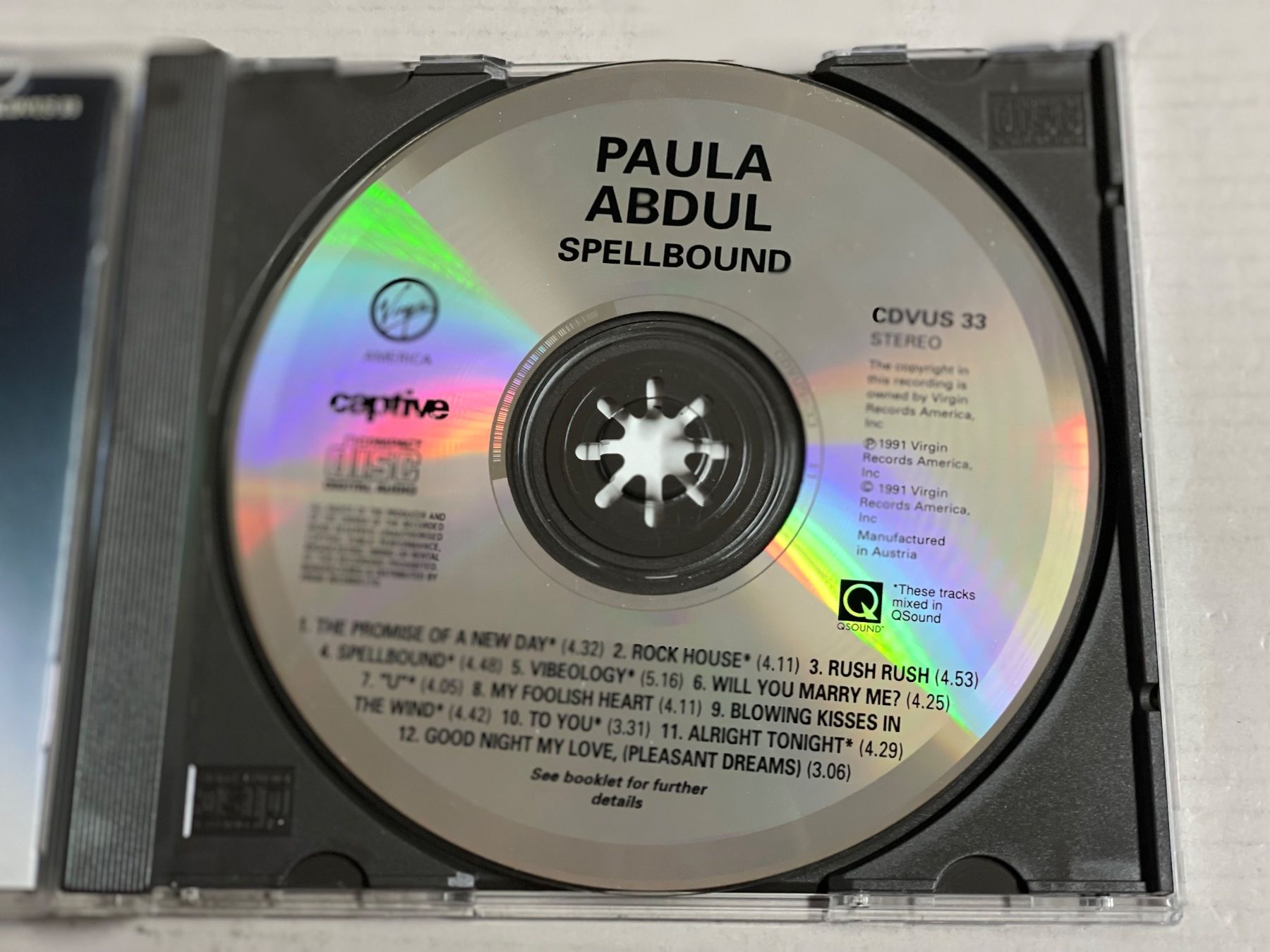 CDs: Paula Abdul - Spellbound – Gebraucht aus Muri b. Bern von AdidasCollector 2