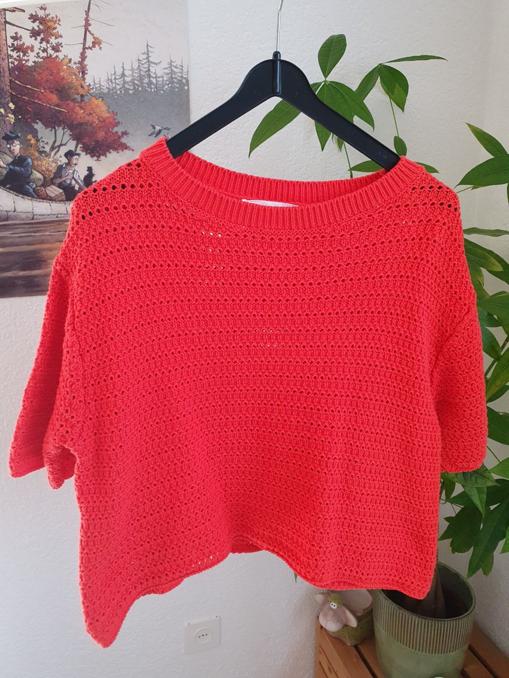 Mango Top: Pull en crochet orange MNG , taille XS – Nuovo (secondo la descrizione) da Courroux venduto da sv235 1