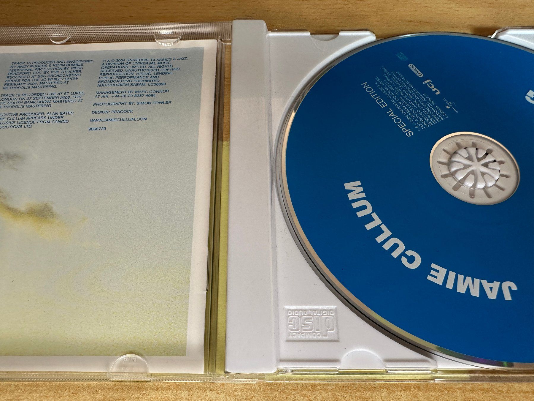 CD: S7 Jamie Cullum – Twentysomething – Usato da Rikon im Tösstal venduto da Alpenmutz 2