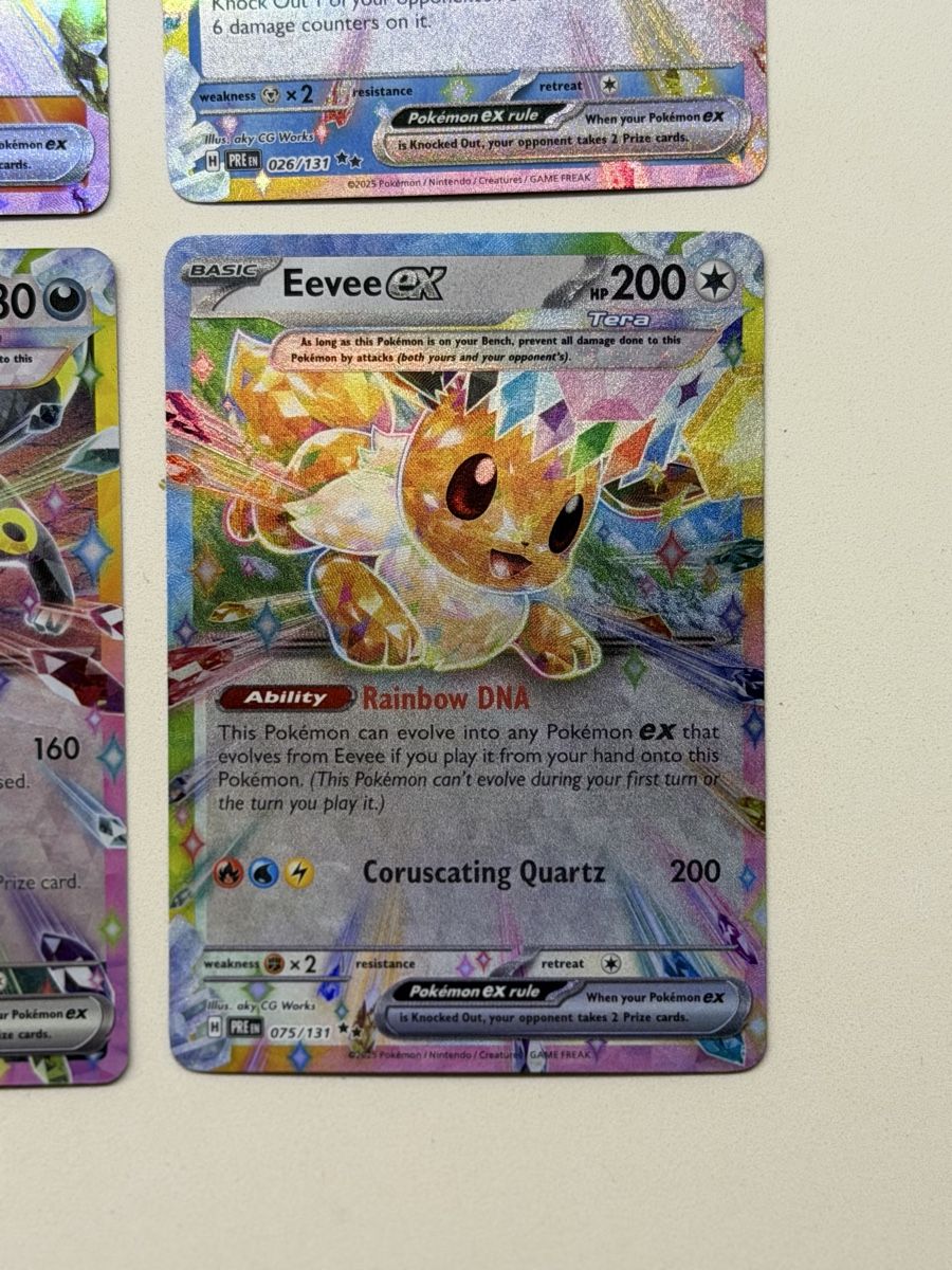 Pokémon Cartes à collectionner: Eevee Evolutions ex 6er Set Prismatic Evolutions EN – Neuf (Voir description) à Windisch par CharizArdi 6