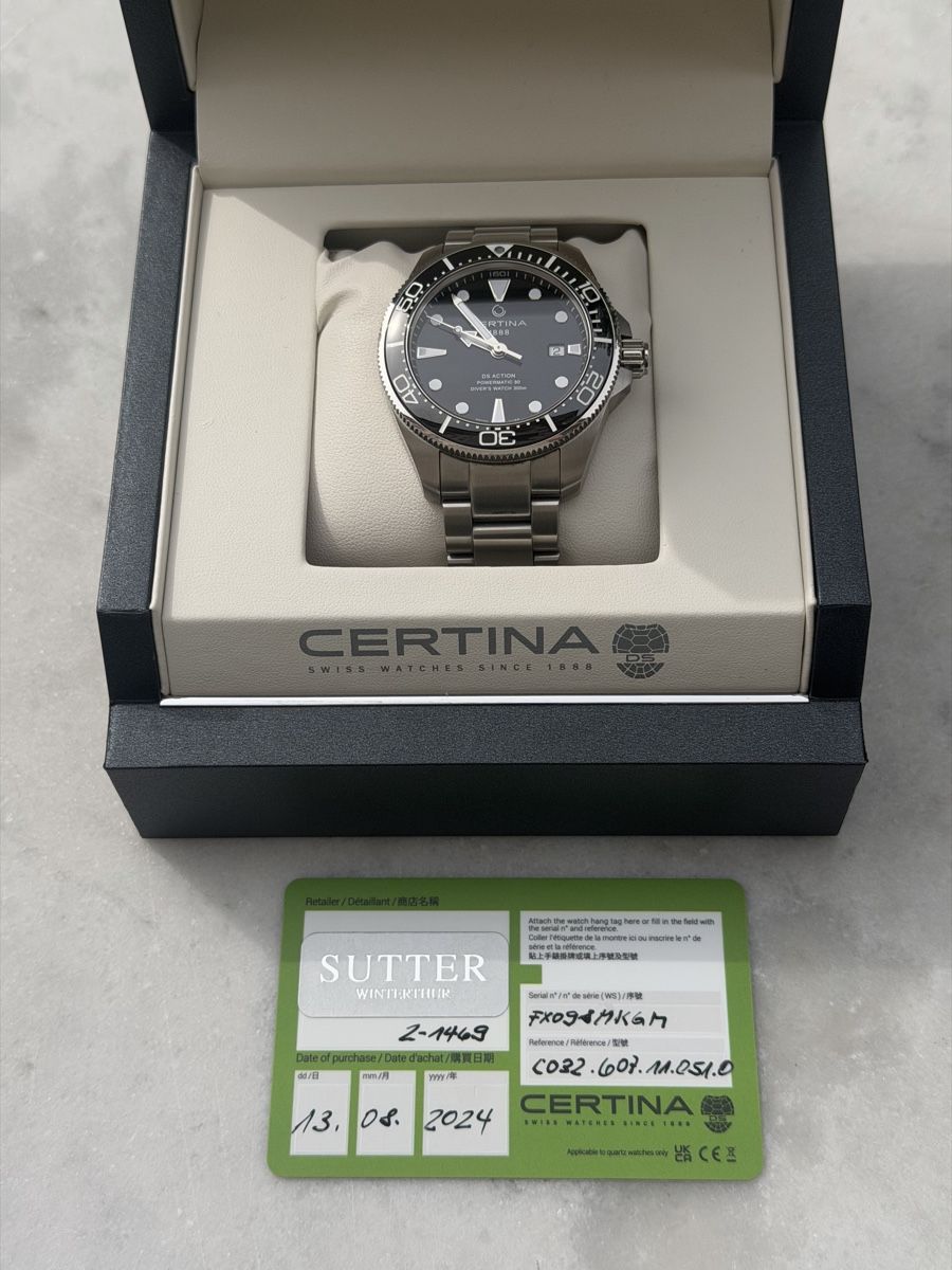 Certina Orologi: Certina DS Action Diver 43mm Powermatic 80 – Nuovo (secondo la descrizione) da Teufen AR venduto da natal07 1