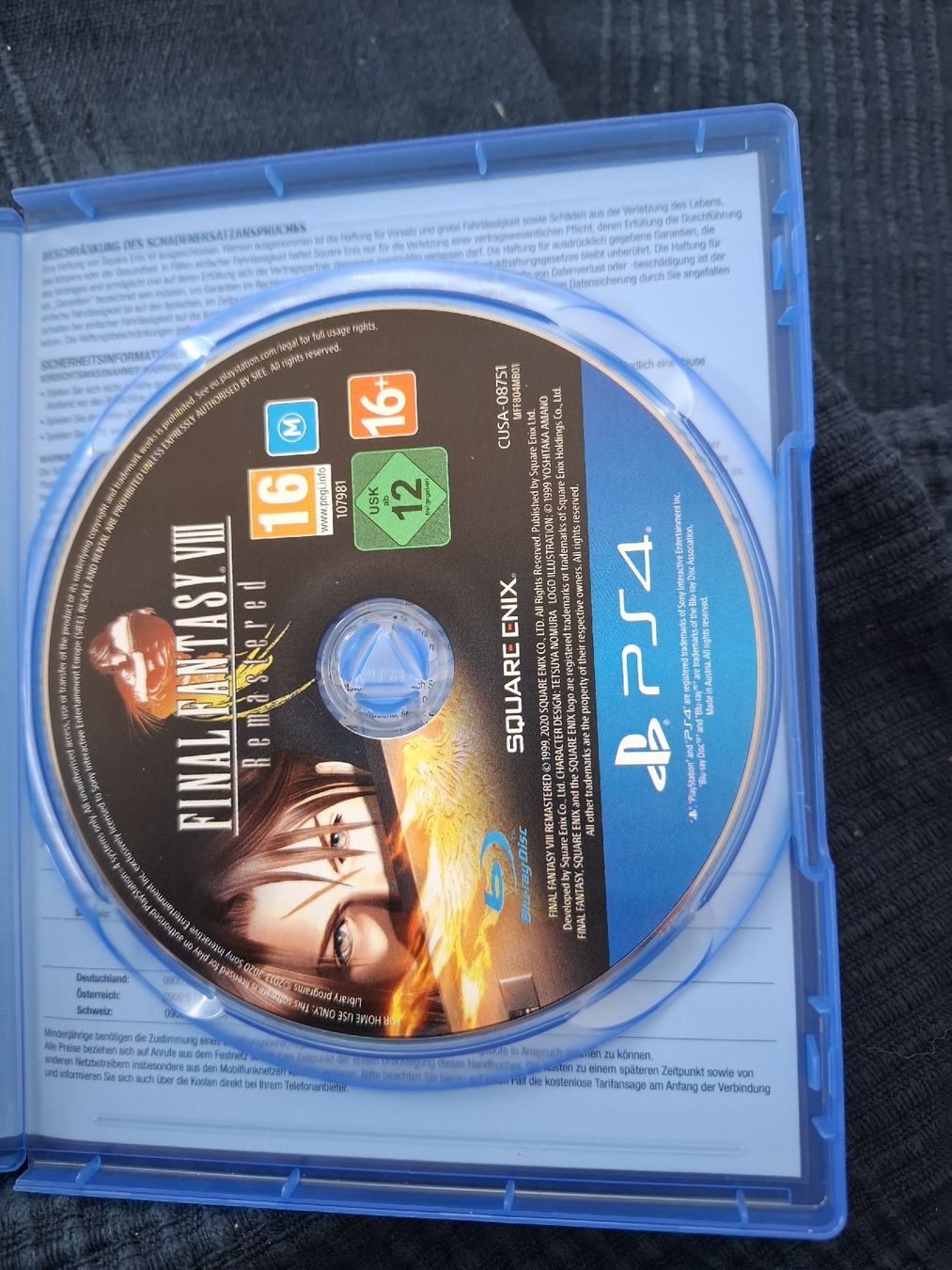 Jeux: Final Fantasy VIII Remastered PS4 – D'occasion à Dübendorf par MO_c6hy 1