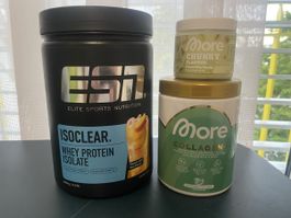 Sportnahrung Set Isoclear Whey & More Collagen neu