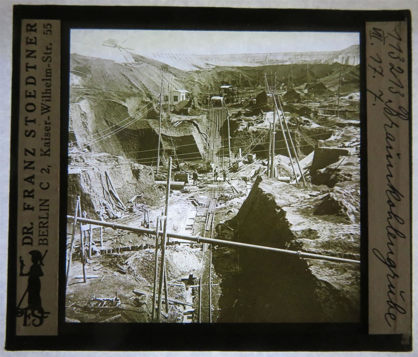Foto & Immagini: Glasdia Braunkohlengrube, um 1920 – Usato da Oberriet SG venduto da ganesh435