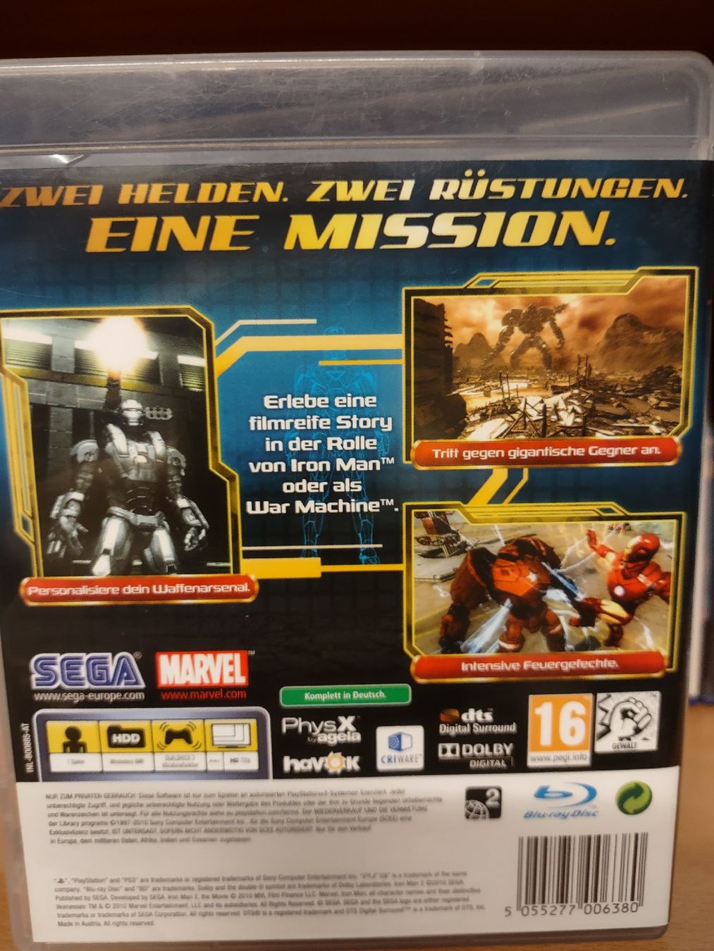 Sony Giochi: Iron Man 2 PS3 - Jeu d'action Marvel, complet et fun! – Usato da fribourg venduto da GameSpot 1