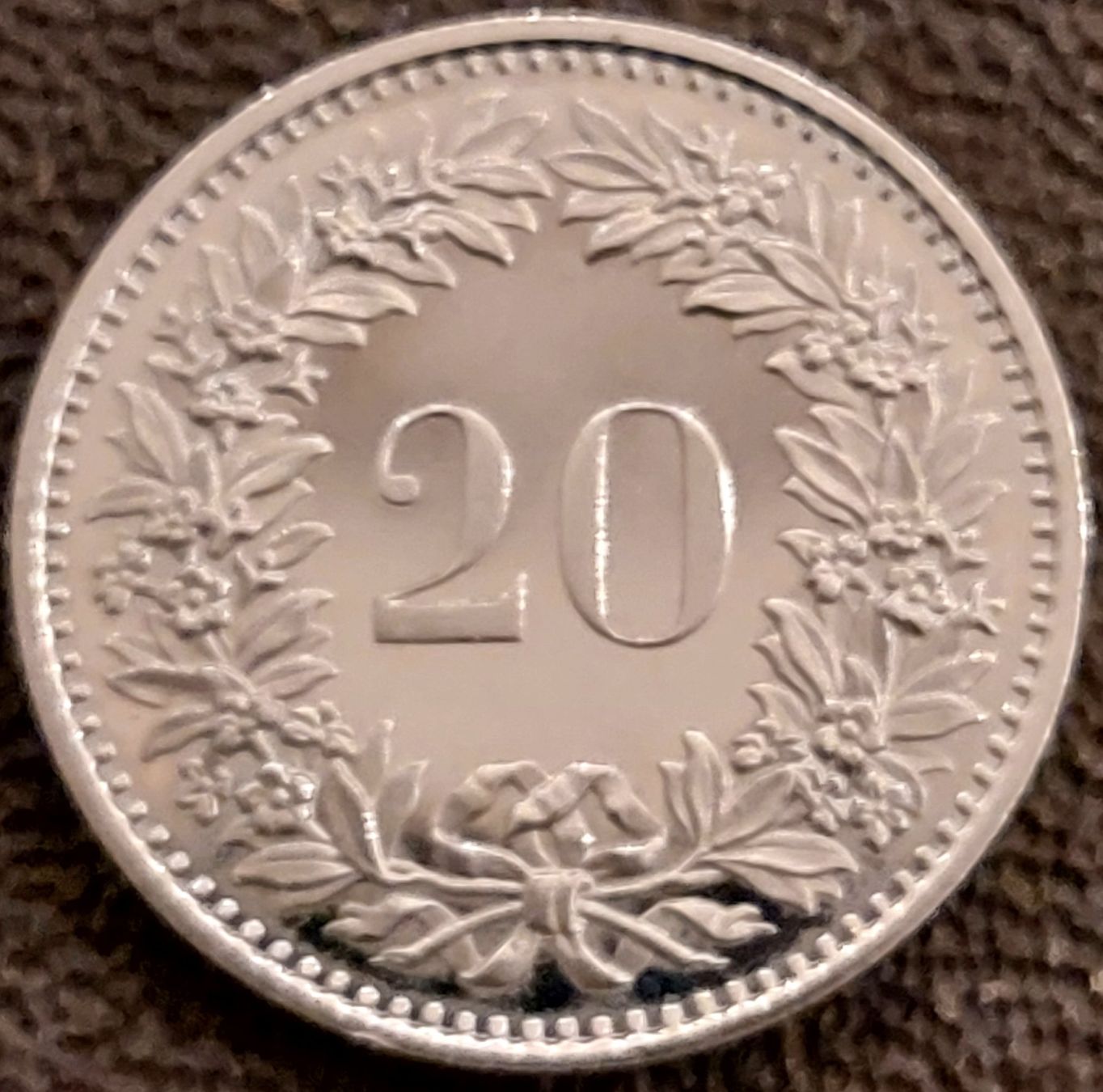Tutti le monete: 20 Rappen 1976 stgl. / aus Münzsatz – Nuovo (secondo la descrizione) da Arch venduto da coinsandmore 1