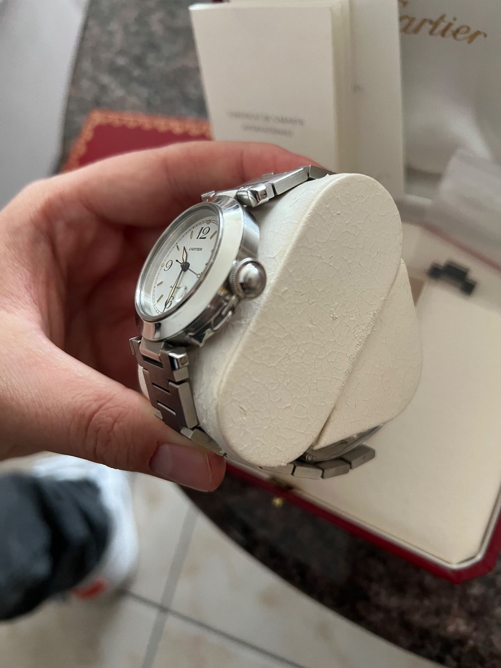 Cartier Uhren: Cartier Pasha C Automatic - White Dial / Ref: W31015M7 – Gebraucht aus Derendingen von MDPshopandmore 8