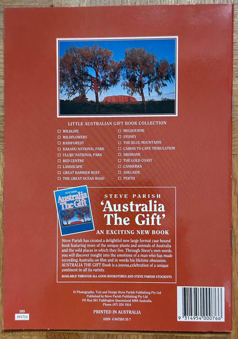 Bücher: Heft, Büchlein AUSTRALIEN, RED CENTER – Neu (gemäss Beschreibung) aus Reinach BL von Sdruefenacht 1
