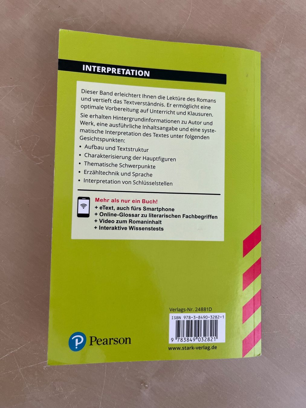 Libri: Stark Interpretation - Der Steppenwolf - Hermann Hesse – Usato da Wettingen venduto da gaphda 4