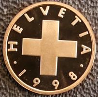 1 Rappen 1998 pp / aus Münzsatz