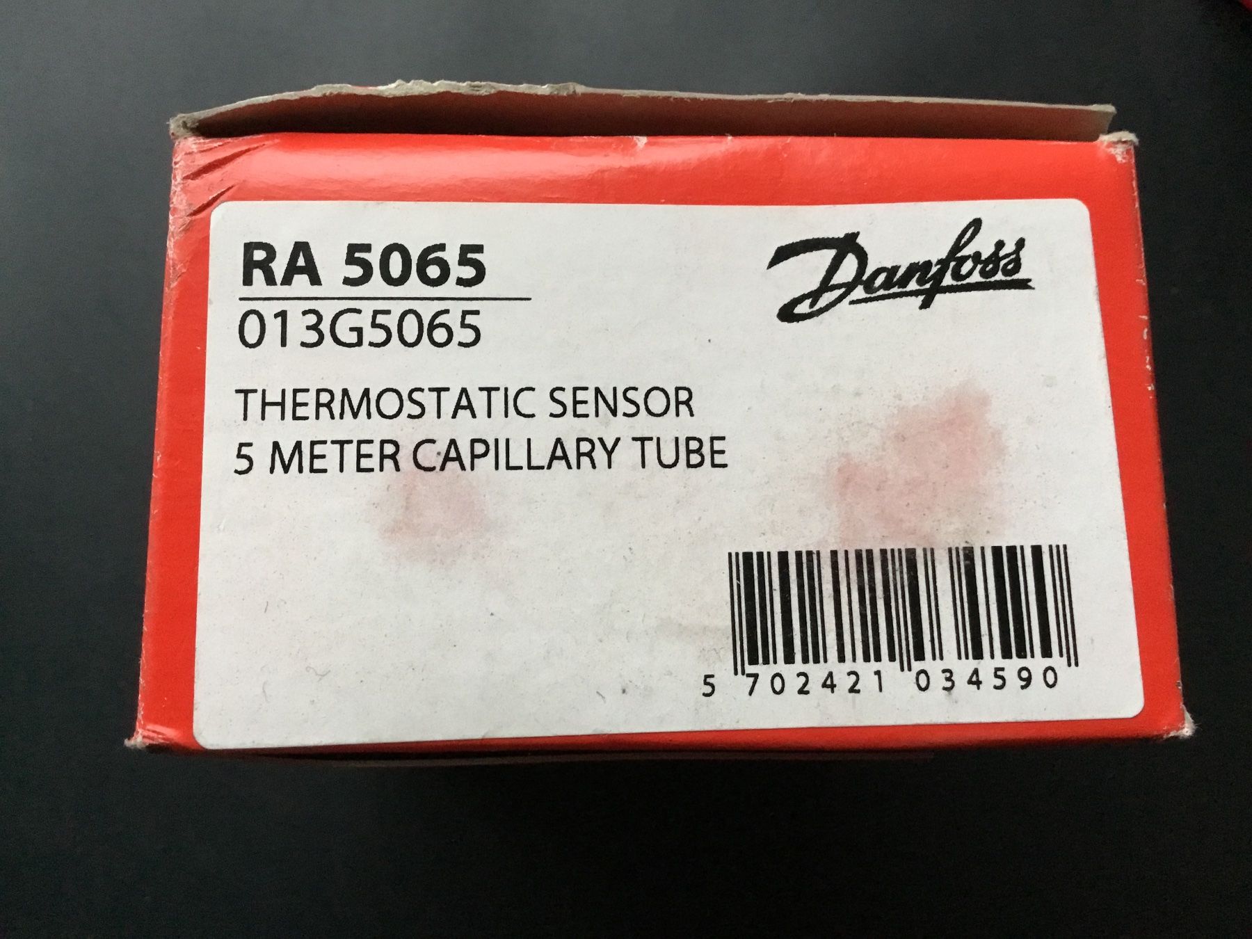 Danfoss Misurare: Danfoss ferneinstellung thermostatic Sensor RA 5062 – Nuovo e nell'imballaggio originale da St. Margrethen SG venduto da alfapeugeot10 6