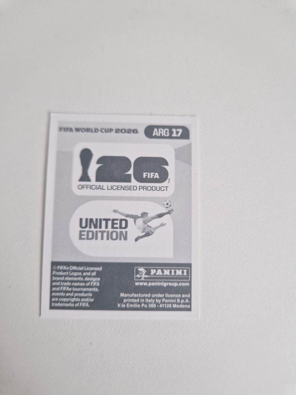 Panini Carte collezionabili: Panini Sticker ARG17 – Nuovo (secondo la descrizione) da Stüsslingen venduto da white_angel86 1