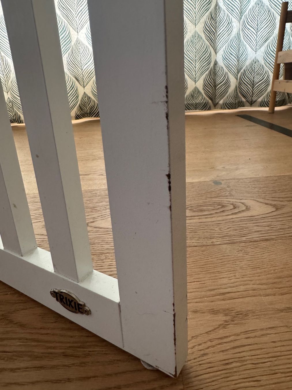 Trixie Gabbie, trasporto & Sicurezza: Trixie Hundeschutzgitter, weiss, variable Grösse, Top! – Usato da Wald ZH venduto da Schlumbii 2