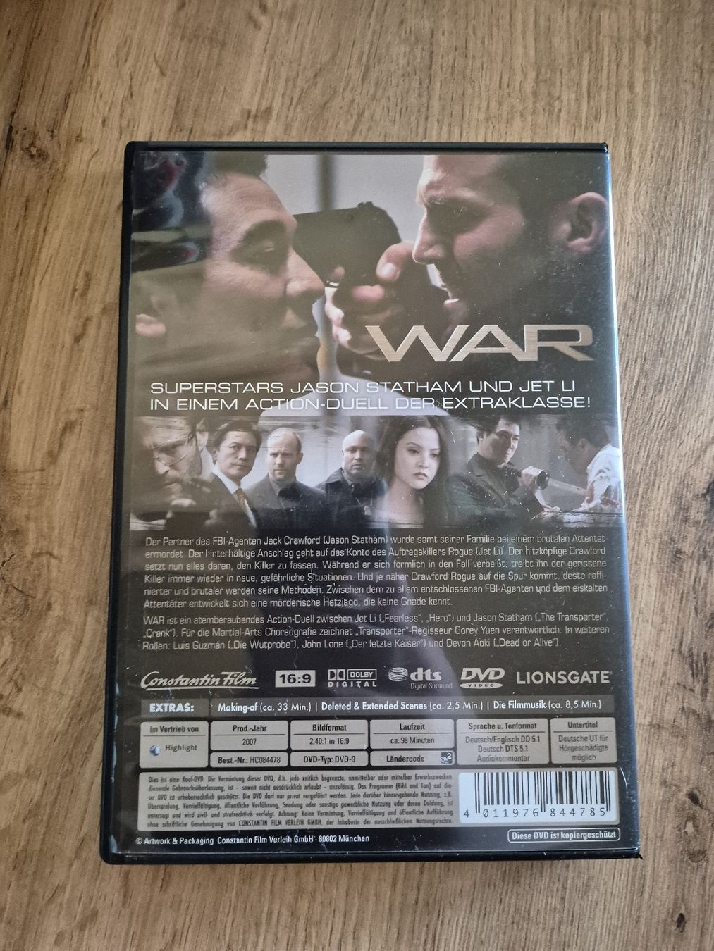 Tutti i DVDs: War DVD – Nuovo (secondo la descrizione) da Berneck venduto da jst_nk6y 1