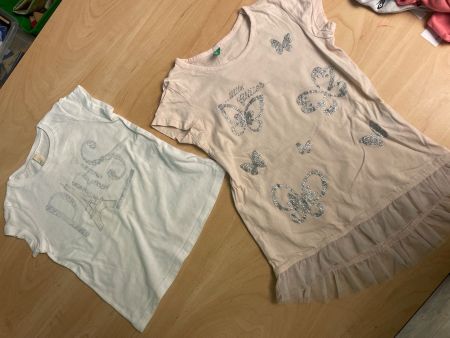 2 Benetton T-Shirt/Tunika Gr.100👧🏻