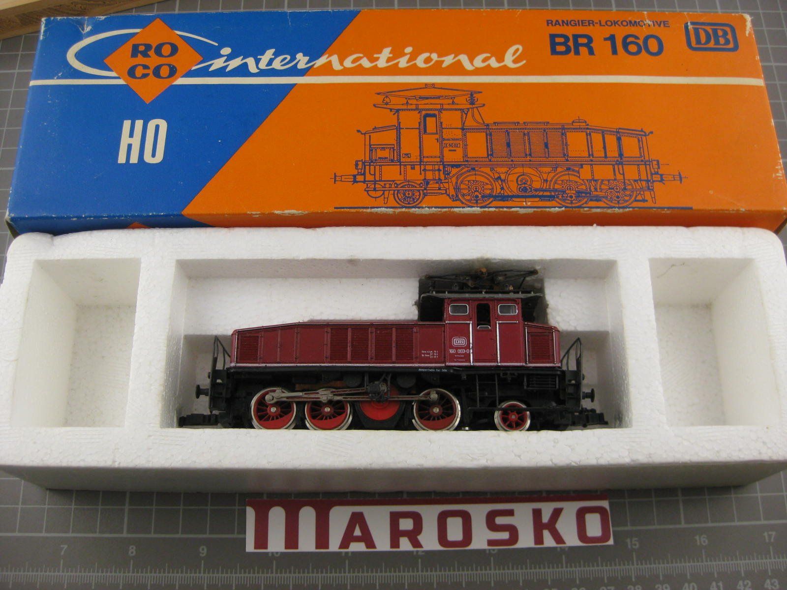 Roco Modelleisenbahnen: Roco 4129A DB BR 160 rot, mit OVP, H0, DC – Gebraucht aus Malters von Marosko 5