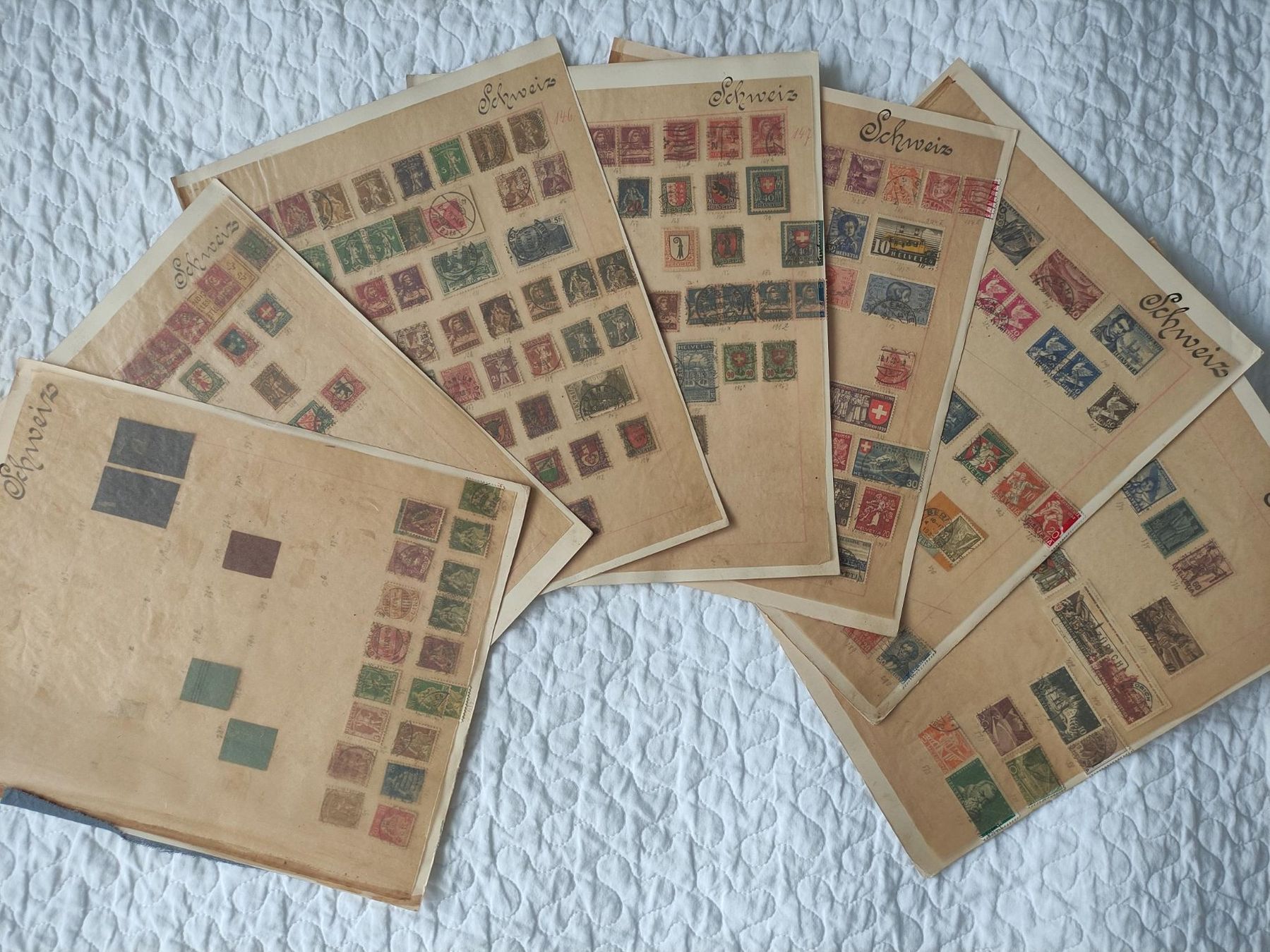 Alle Briefmarken: Schweizer Briefmarken – Gebraucht aus St. Gallen von Pintador