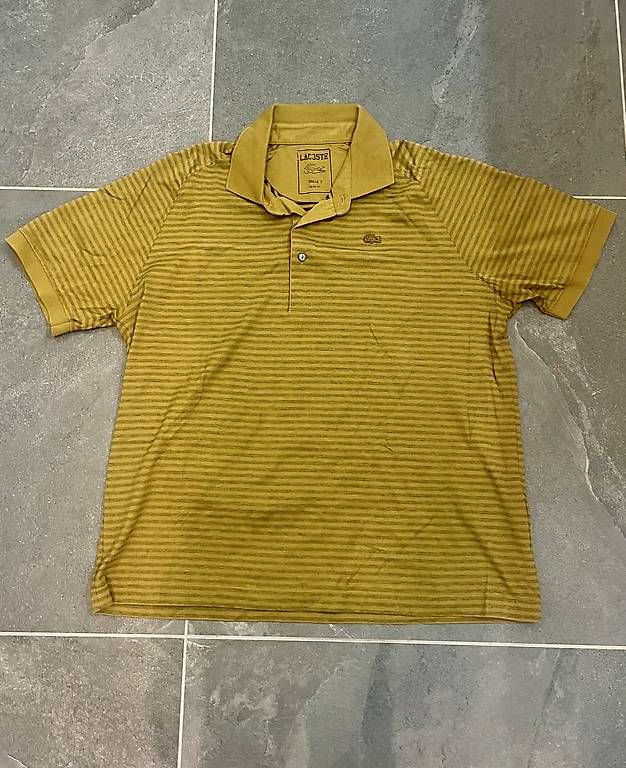 Lacoste Magliette Polo: Polo Lacoste kaki – Usato da la chaux-de-fonds venduto da arm_7fm6