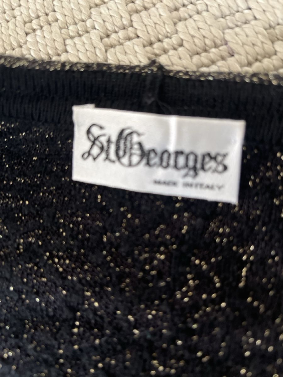 Giacche: St. Georges Strickjacke, schwarz-Glitzer, 40 – Usato da Solothurn venduto da Bobesch08 8