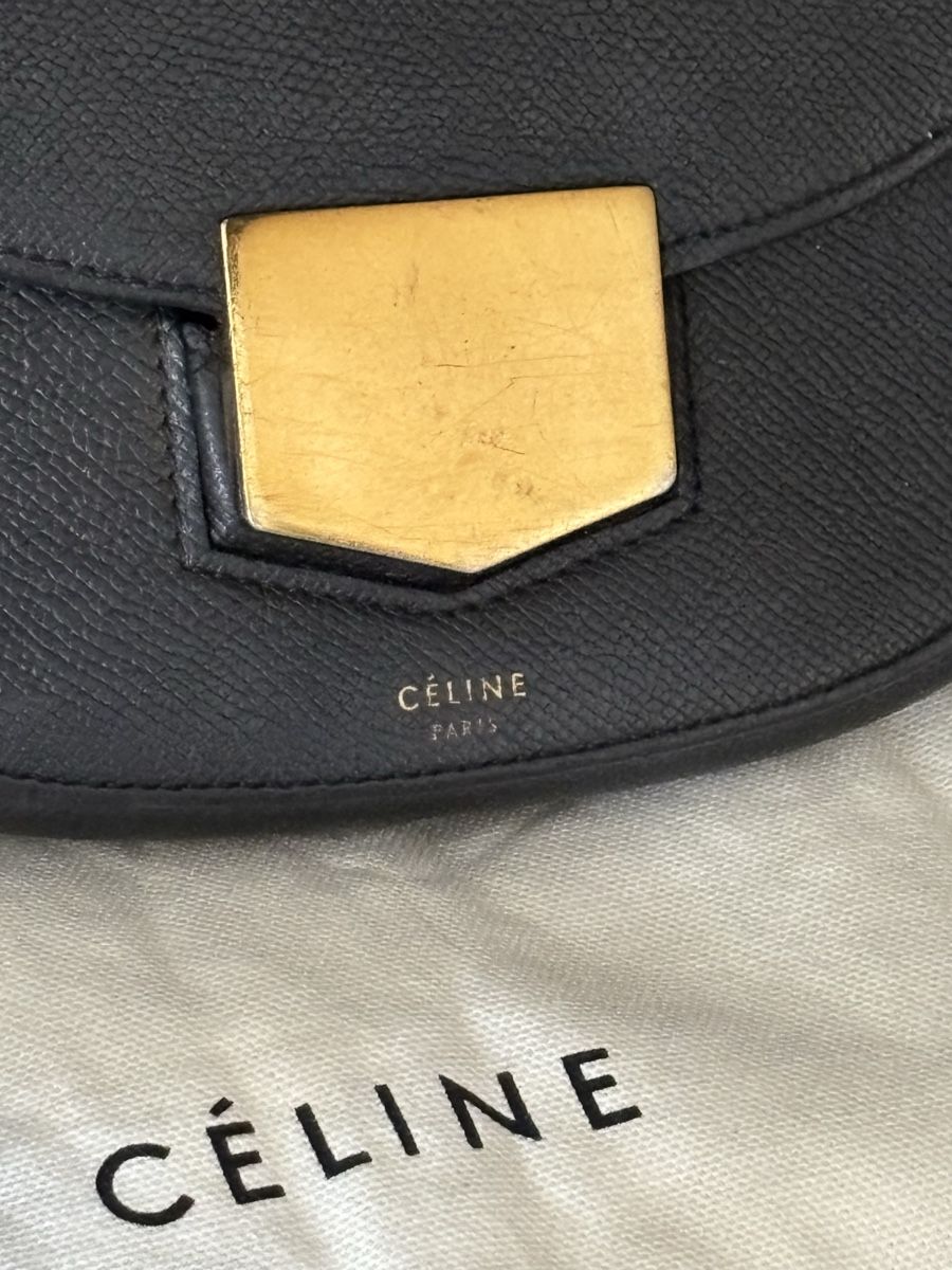 Celine Taschen für Damen: CELINE Trotteur Bag - Small, Black Leather, Excellent! (54) – Gebraucht aus St. Gallen von Atelier.W.Maison 7