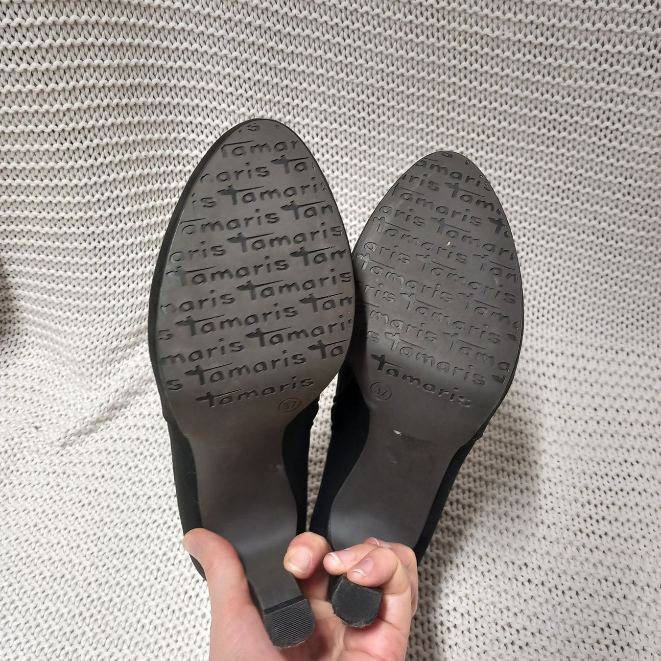 Tamaris Damenschuhe: Tamaris High Heels / Ankle Boots Gr.37 schwarz – Gebraucht aus Gwatt (Thun) von umwelt-brocki 6