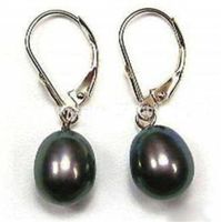 8-9mm Natural White Akoya Cultured earrings