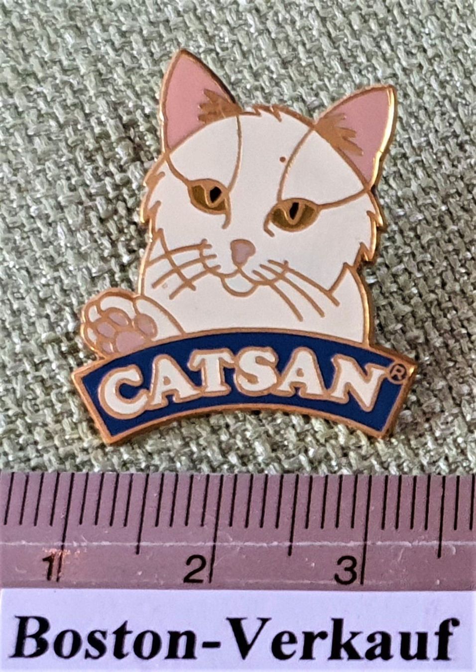 Placchette & Badge: D607 - Pin Catsan Katze 1 – Usato da Reinach BL venduto da Boston-Verkauf 1